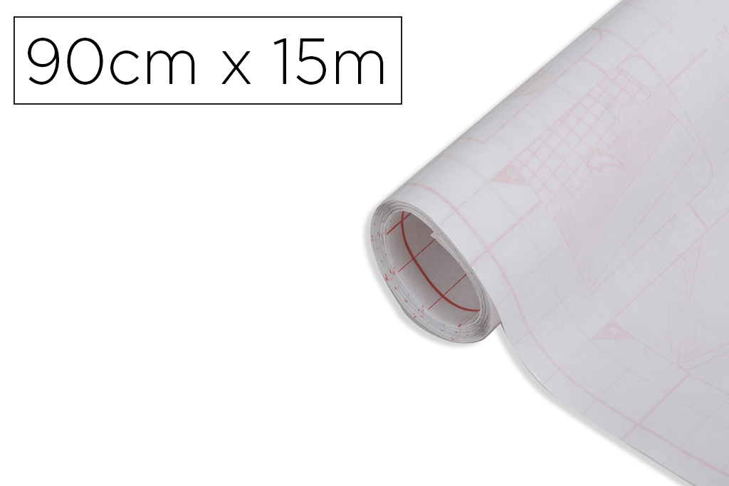 ROLLO ADHESIVO D-C-FIX TRANSPARENTE ANCHO 90 CM LARGO 15 MT